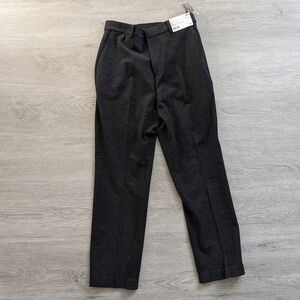 NWT UNIQLO Dark Gray smart ankle 2way stretch dress pant size medium M (28-29)